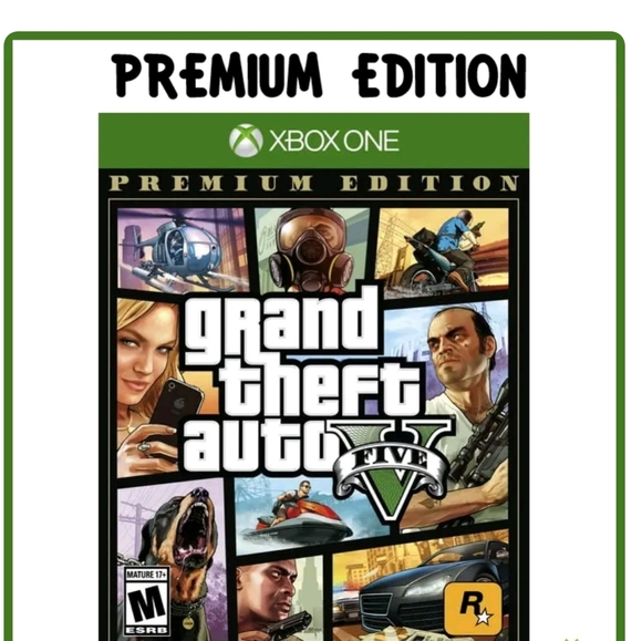 ⭐Grand Theft Auto V: Premium Edition - Xbox One - BRAND NEW SEALED⭐Grand Theft - Picture 1 of 2